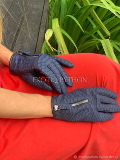Перчатки из кожи питона AC-97