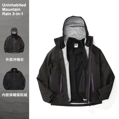 Куртка NOTHOMME 3-in-1 Outdoor Mountaineering Hard Shell Jacket with Fleece Liner