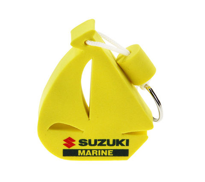 Брелок-поплавок парусник желтый Suzuki Marine