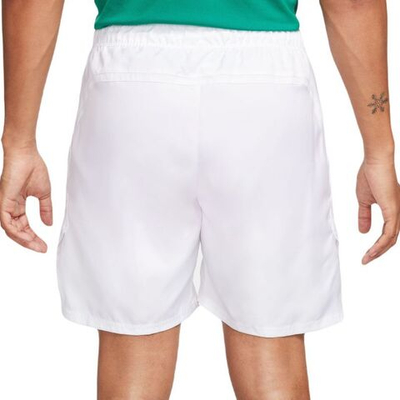 Мужские теннисные шорты Nike Court Dri-Fit Victory 7" Short - white/black
