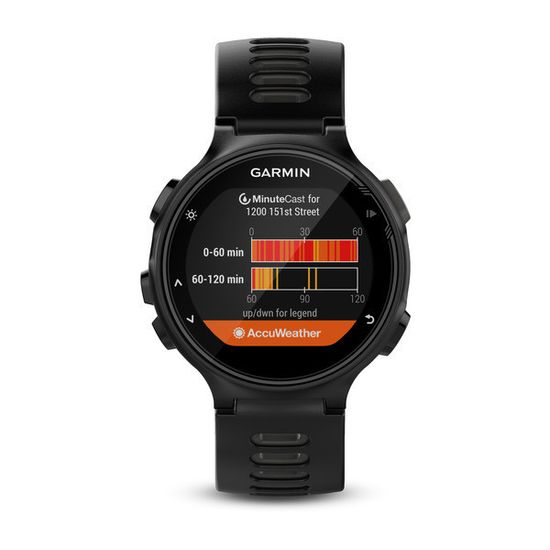Спортивные смарт часы Garmin Forerunner 735XT 010-01614-15 Черно-серые (HRM-Run)