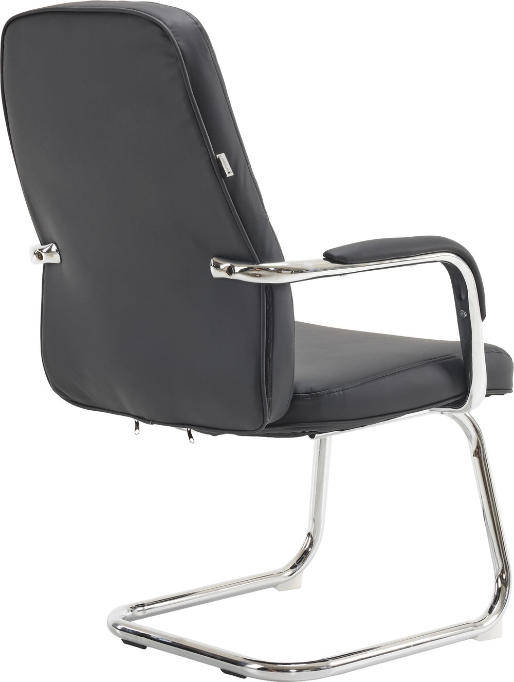 Кресло для посетителей Everprof Vesta CF Экокожа Черный