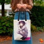 Сумка шоппер с принтом Danganronpa