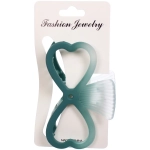 Заколка-краб для волос «Мон Ляруш», бантик, микс 6 цветов, 9,5см (Блистер)