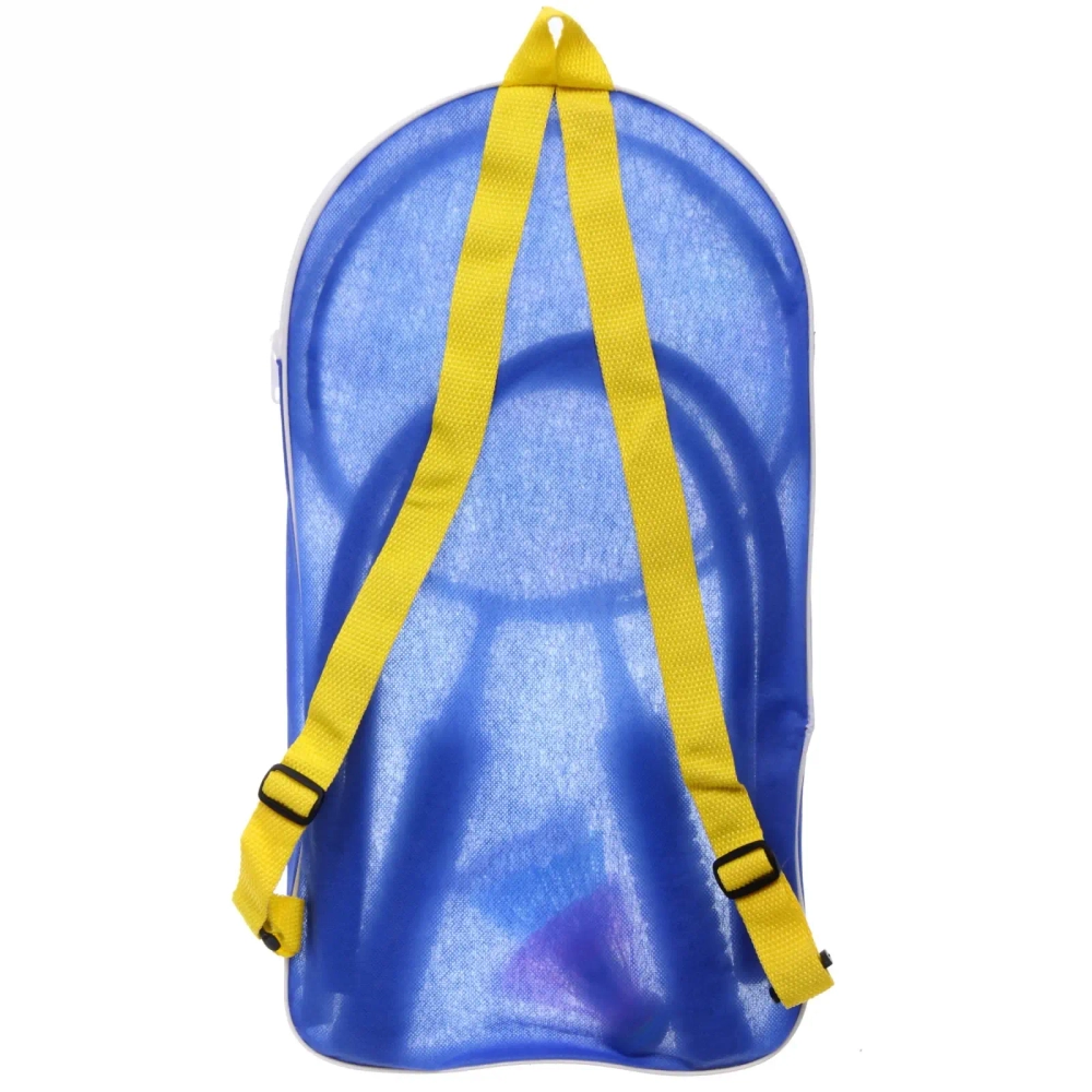 Бадминтон в наборе K-707 6 предметов: 2 металлические ракетки 43 см,3 волана, чехол (синий)