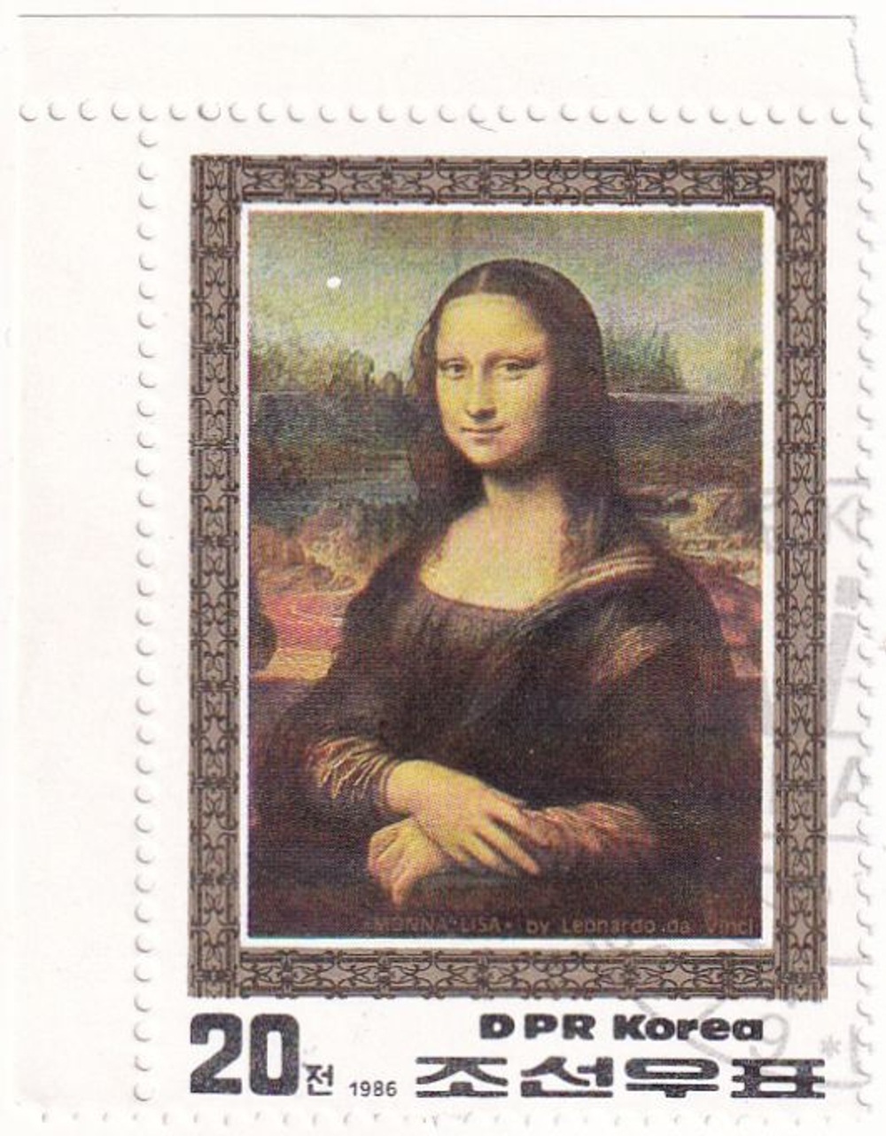 10 почтовых марок, КНДР (Северная Корея), 1980-е, Живопись Ренессанса, Рембрандт, Рафаэль, Дега