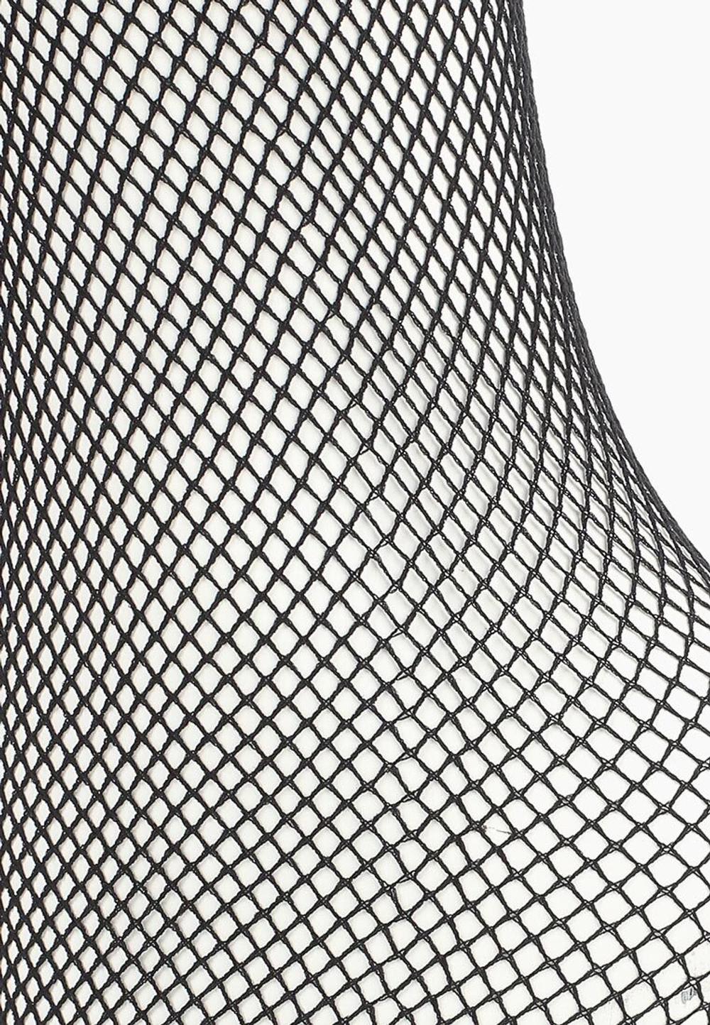 Чулки Le Frivole с красной кружевной резинкой черные S/M