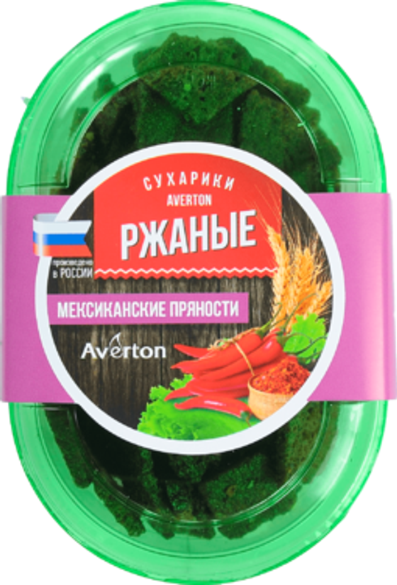 Сухарики Ржаные Мексиканские пряности 100 гр  (40)