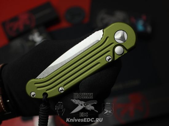 Автоматический нож Microtech 135-10OD LUDT с клинком из стали Böhler M390