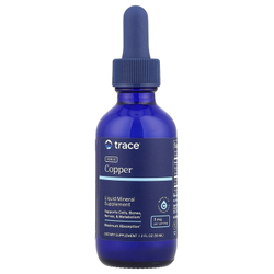 Trace Minerals Liquid Ionic Copper 3 mg 59 ml, Медь
