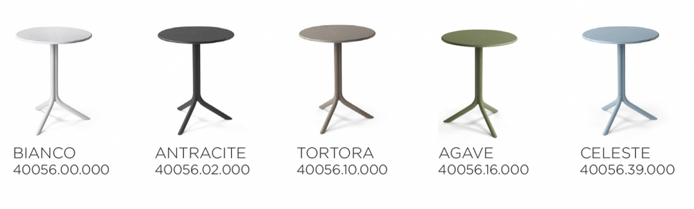 Стол пластиковый обеденный, Nardi Step + Step Mini, белый