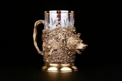 Набор подстаканников "Русский Лес" 2шт. в подарочном кейсе