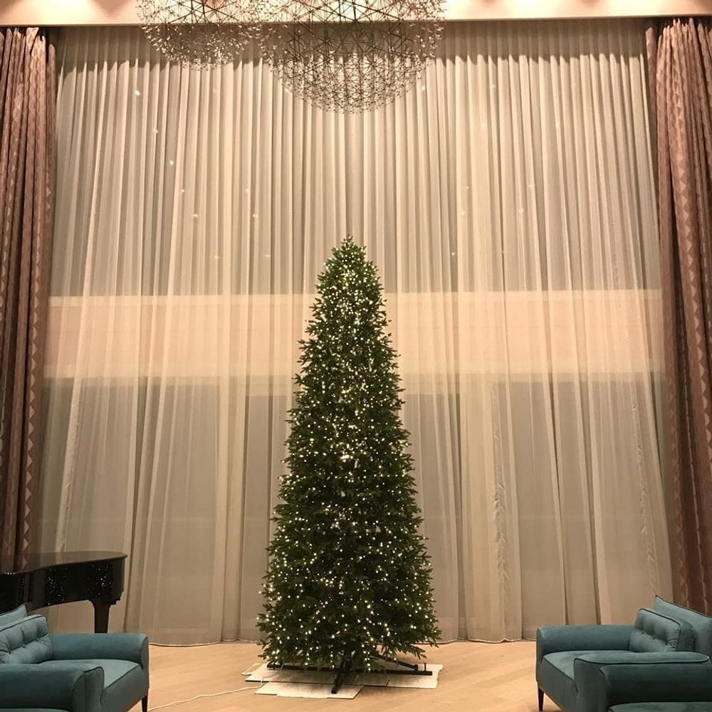 Ствольная елка «Алтайская узкая» (Литая хвоя) от 3,5 м до 6 м