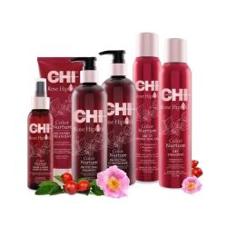 CHI Rose Hip Oil Recovery Treatment Маска с маслом шиповника для окрашенных волос, 237 мл