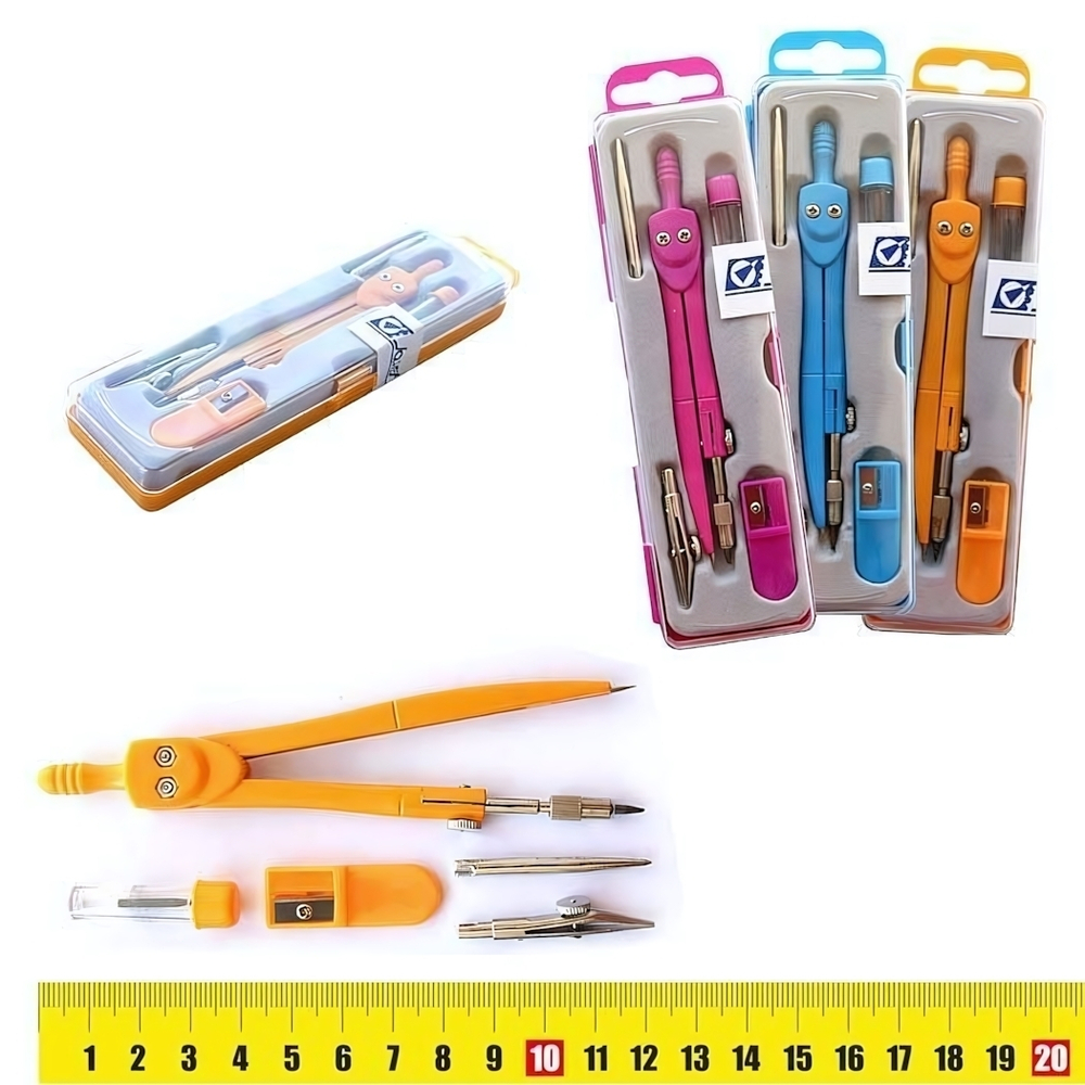 Готовальня 5 пред, металл., цв. асс. (J.Otten)