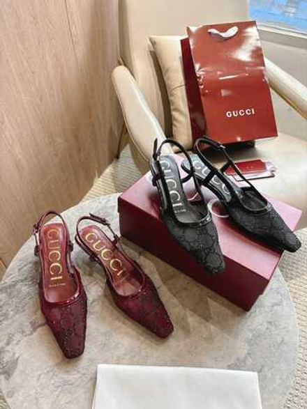 Gucci Crystal Slingback Pump (2 colors)