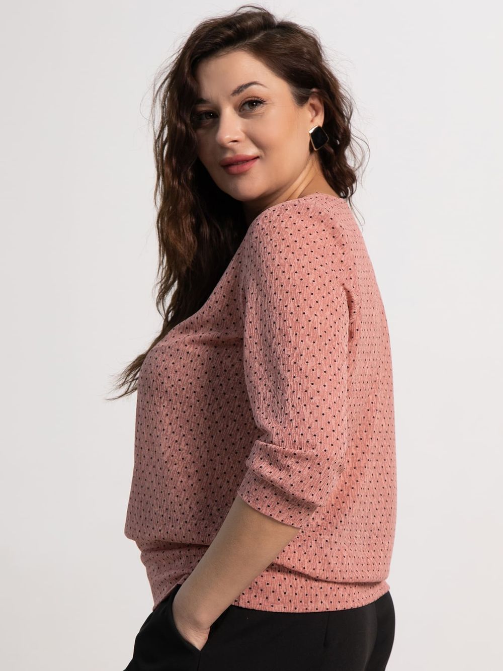 Блуза Люмия (пыльная роза) Б15298-3М LT Collection