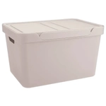 ЯЩИК С КРЫШКОЙ УНИВЕРСАЛЬНЫЙ LUXE, 380х220 ММ, 18Л (Светло-бежевый)