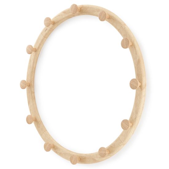 Вешалка настенная slinka, натуральное дерево