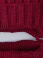 Шапка зимняя для девочки и снуд вязаные