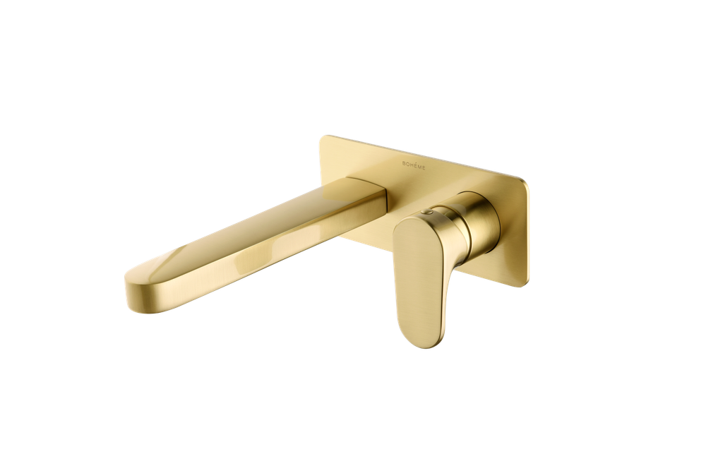 Boheme Смеситель для умывальника из стены SPECTRE Matt Gold