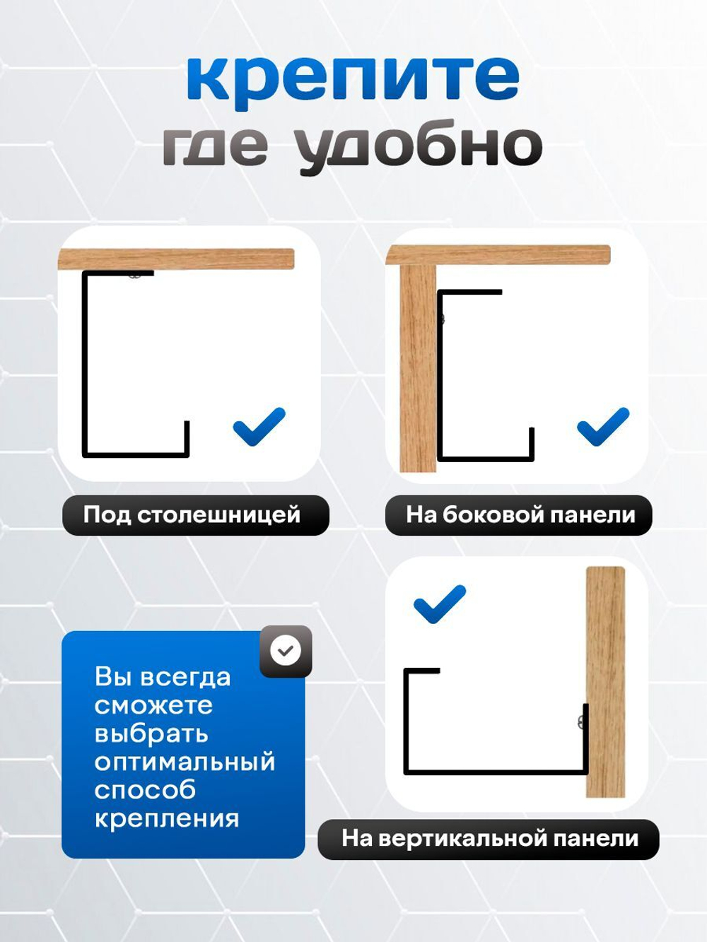 Органайзер для проводов MetaDec Org, держатель для проводов, кабель канал под стол белый