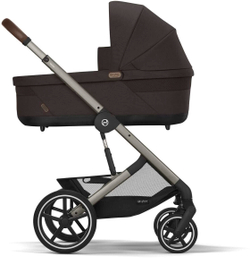 Cybex Детская коляска Balios S Lux BLK 2 в 1 цвет Chocolate Brown