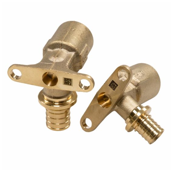 Угольник REHAU настенный с длинным патрубком, внутр. резьба 16-Rp 1/2 MX — (1)