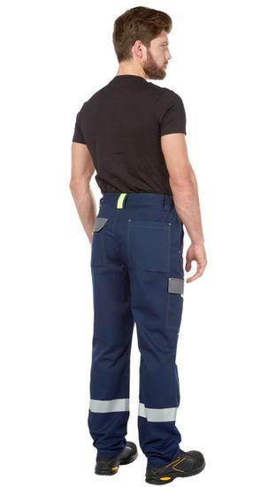 Костюм "Подряд" брюки (синий/серый)