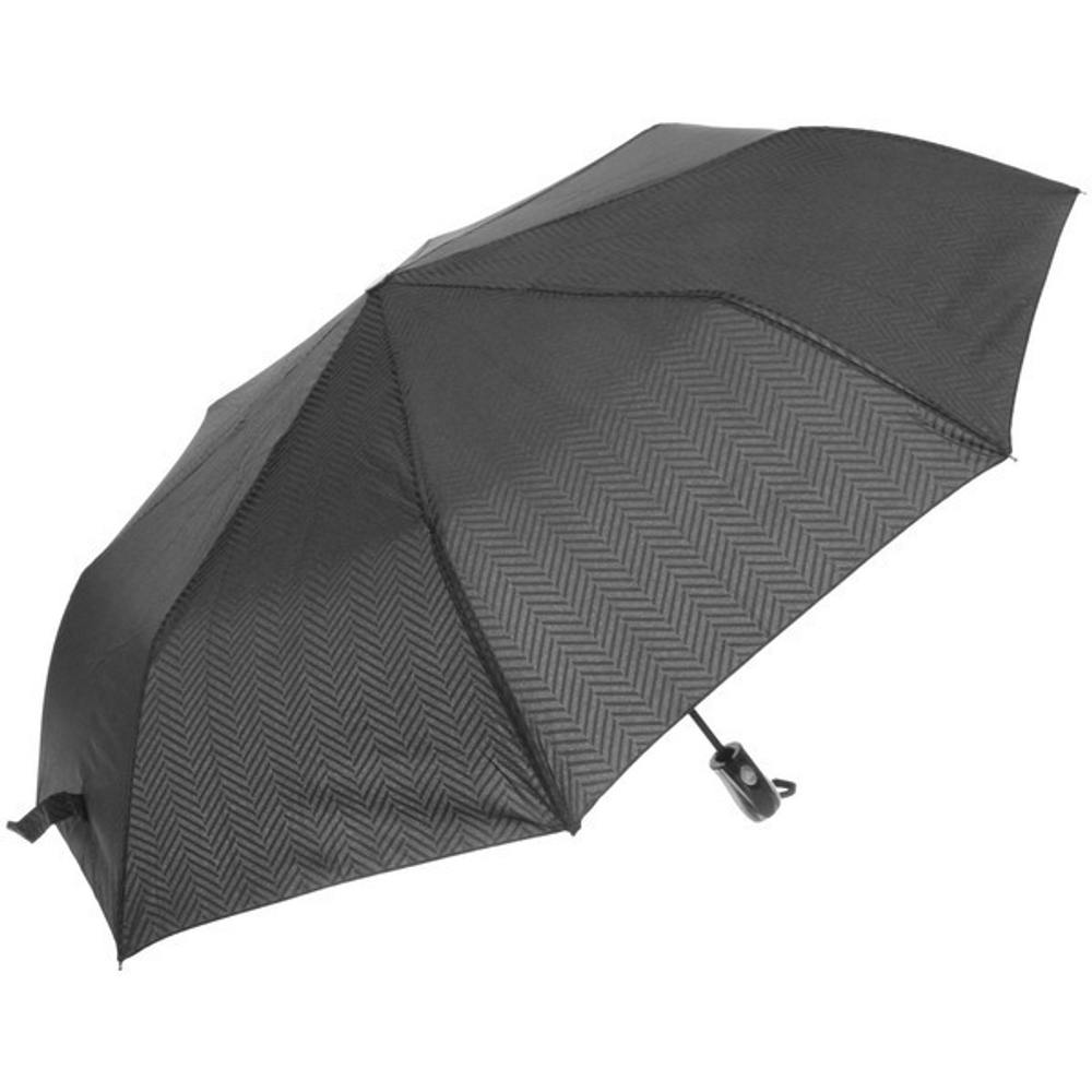 Зонт мужской полуавтомат «ESTETIK» 8 спиц, d-95см, длина в слож. виде 40см черный
