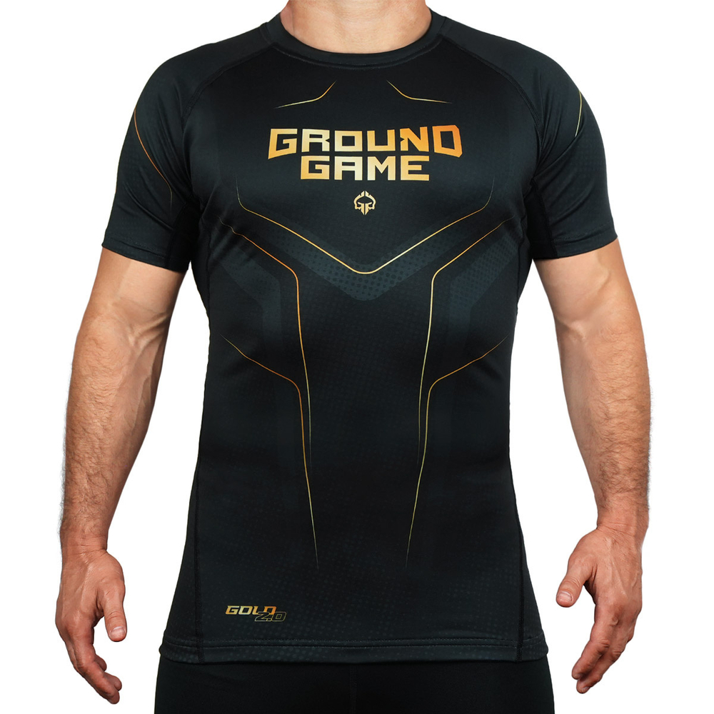 Рашгард Ground Game GOLD 2.0 короткий рукав