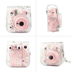 İnstax fotoaparat üzlüyü \ Instant Camera Case Mini 8 in1 bundle White Daisy