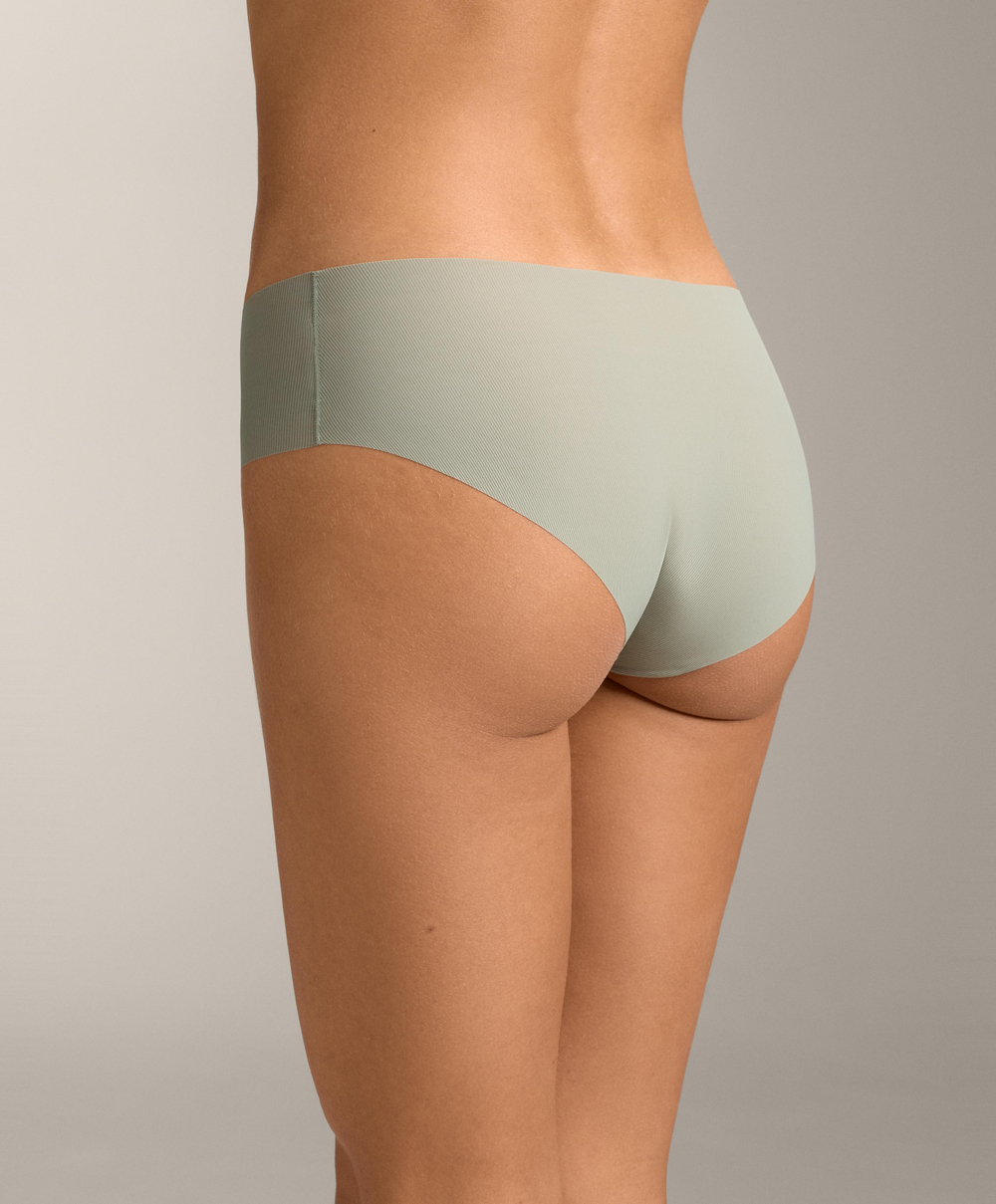 OYSHO Набор из пяти трусиков-хипстеров из полиамидной смеси, антрацитовый меланж