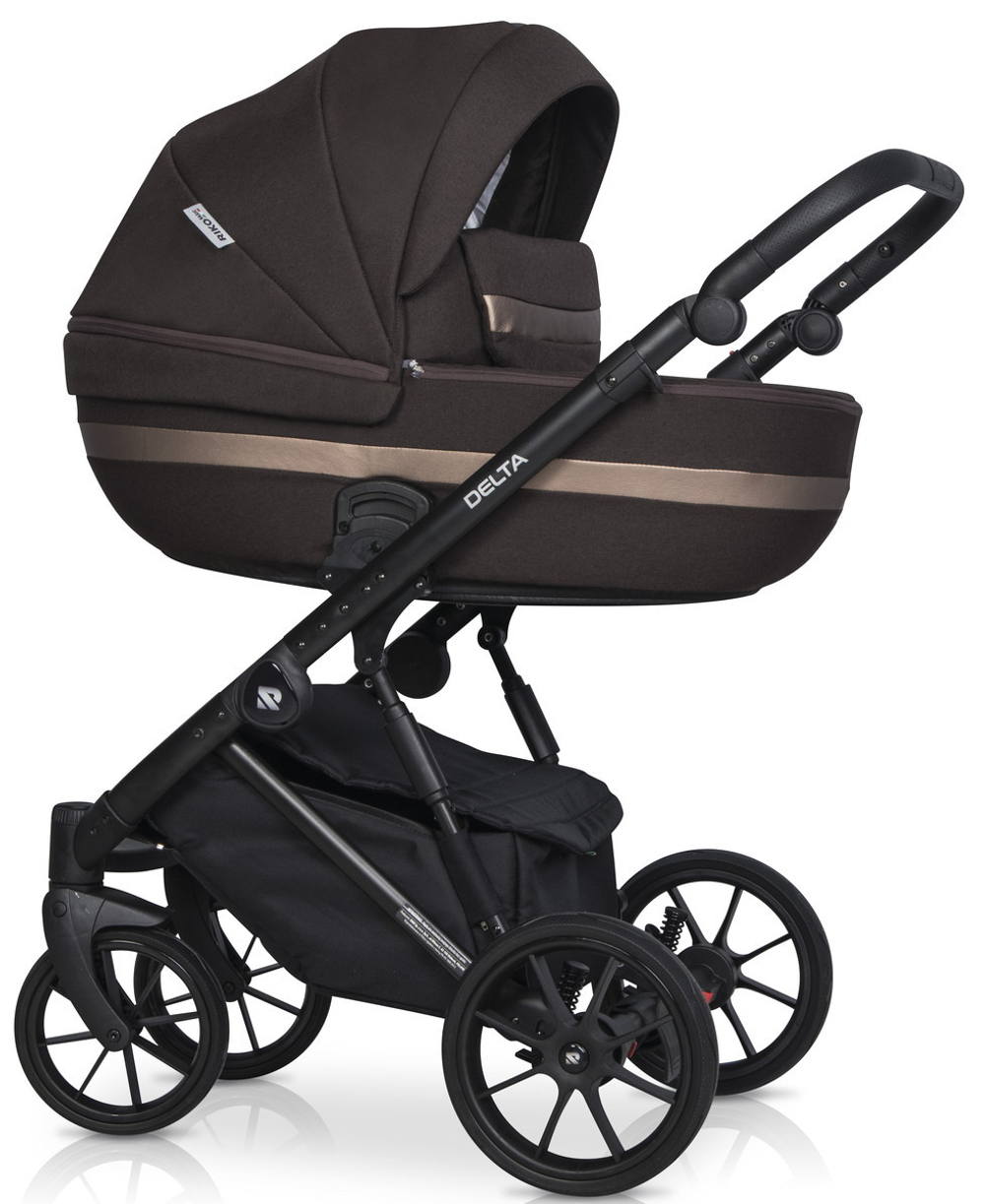 Детская коляска Riko Basic Delta 3 в 1 04 Chocolate