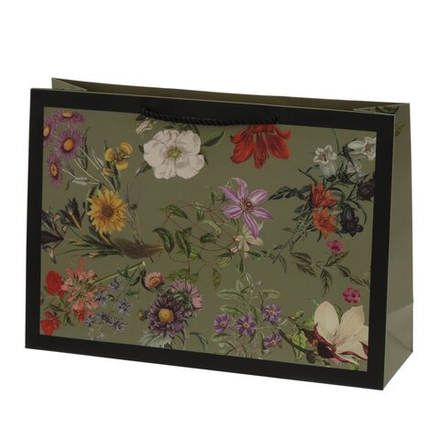 GAEM Пакет подарочный L (бумага 210г/м2, блок 12шт), L33,5 W10 H23,5 см