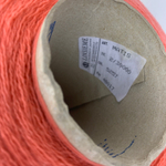 MATIS - Linsieme; 90% меринос, 10% кашемир; 1500м/100гр; col. 5257, цвет: «коралл» Есть мал. бобинка 99гр.
