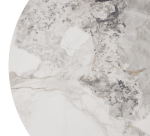 Стол М-City DISAUR Милтон D89 Пандора (Pandora Light 122 Bg), керамика, Черный каркас