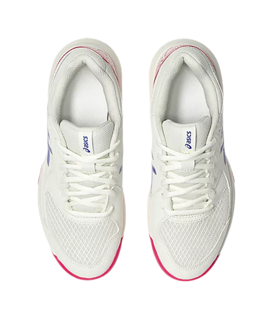Кроссовки для падел Asics Gel-Dedicate 8 Clay Женские Cream/Тёмно-кобальтовые 2025 | Женская обувь