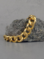 Мужской браслет из стали, панцирное плетение