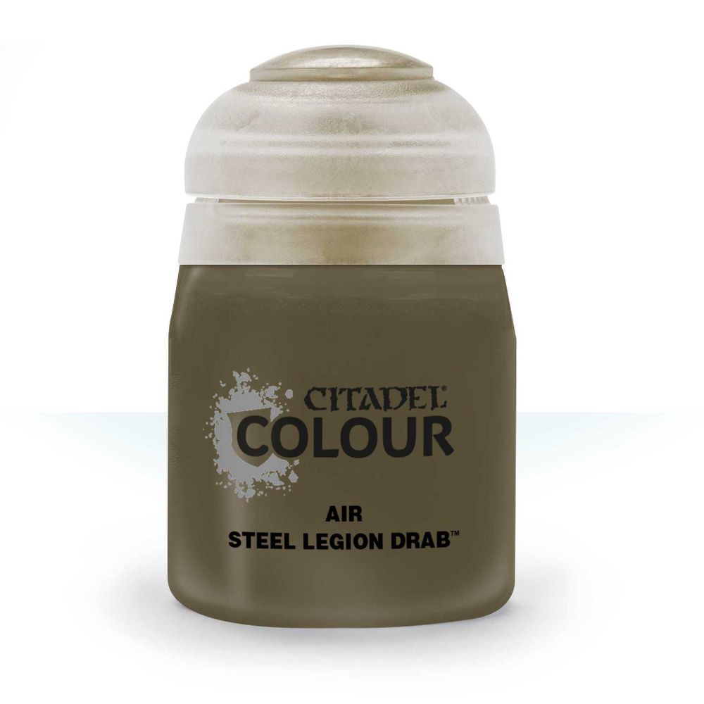 Краска акриловая Citadel Air для Аэрографа - Air: Steel Legion Drab (24ml)