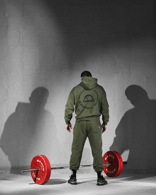 Худи MANTO LABEL 25 OVERSIZE хаки