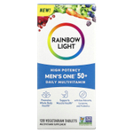 Rainbow Light, Men One 50+ Daily, мультивитамины, высокая эффективность, 120 вегетарианских таблеток