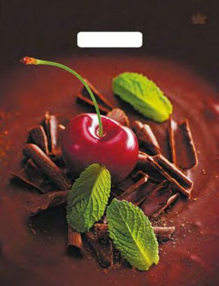 Пакет 40*31см (60мк) с вырубной укрепл. ручкой "Вишенка" Ламинат