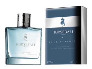 Horseball Blue Leather