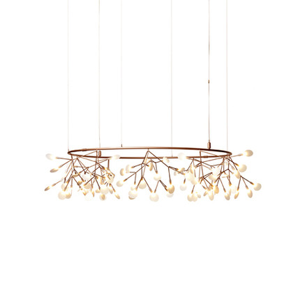 Pendant design lamp  Heracleum  Big O by Moooi (Brass,  D160)