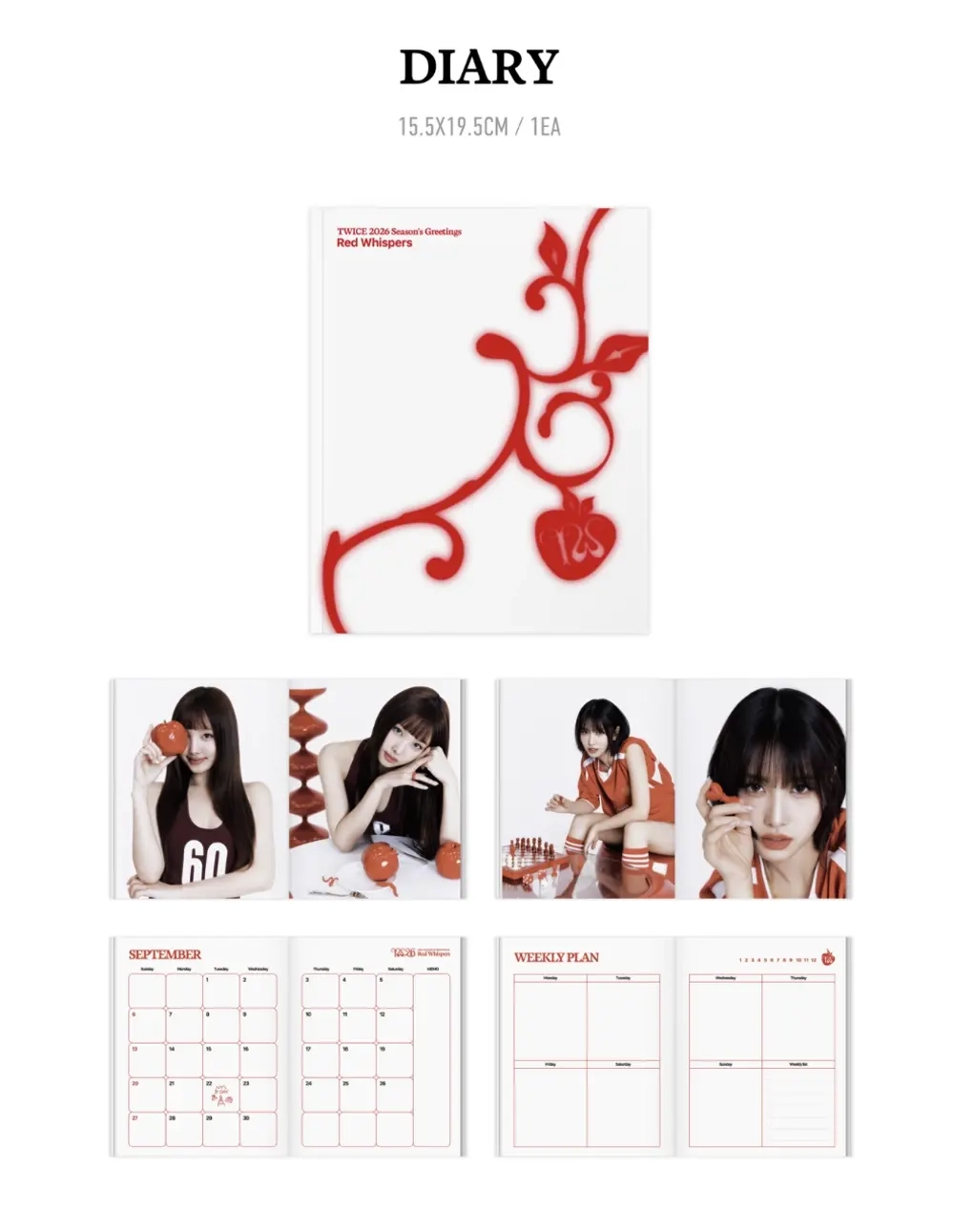 Набор TWICE - 2026 SEASON'S GREETINGS - RED WHISPERS