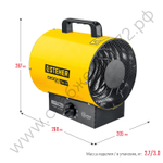 STEHER 2 кВт, электрическая тепловая пушка (SE-3)