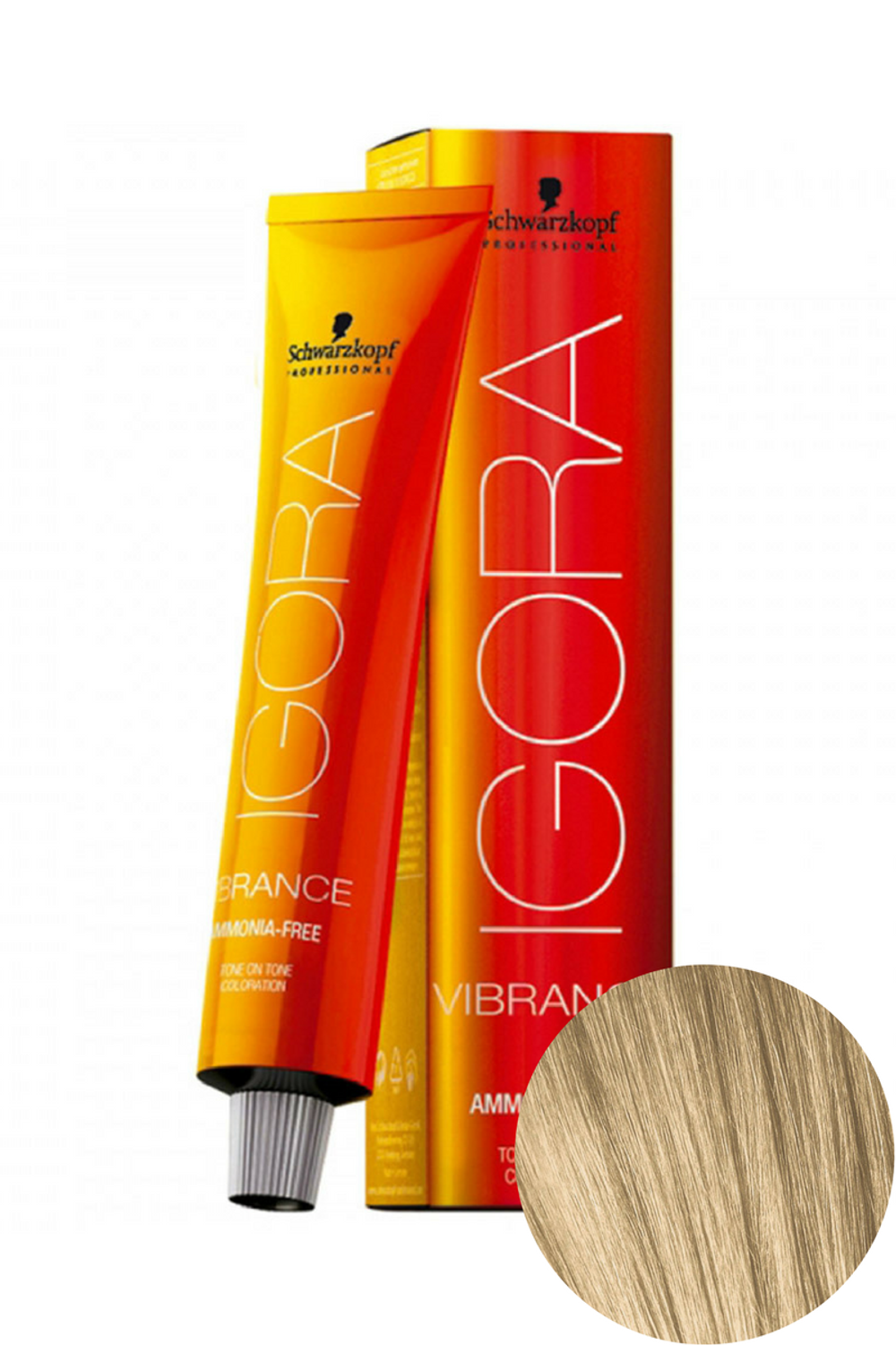 Крем - краска без аммиака Igora Vibrance 9-0 Блондин натуральный Schwarzkopf Professional, 60 мл