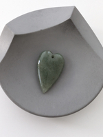 Подвеска сердце авантюрин, 40*25мм