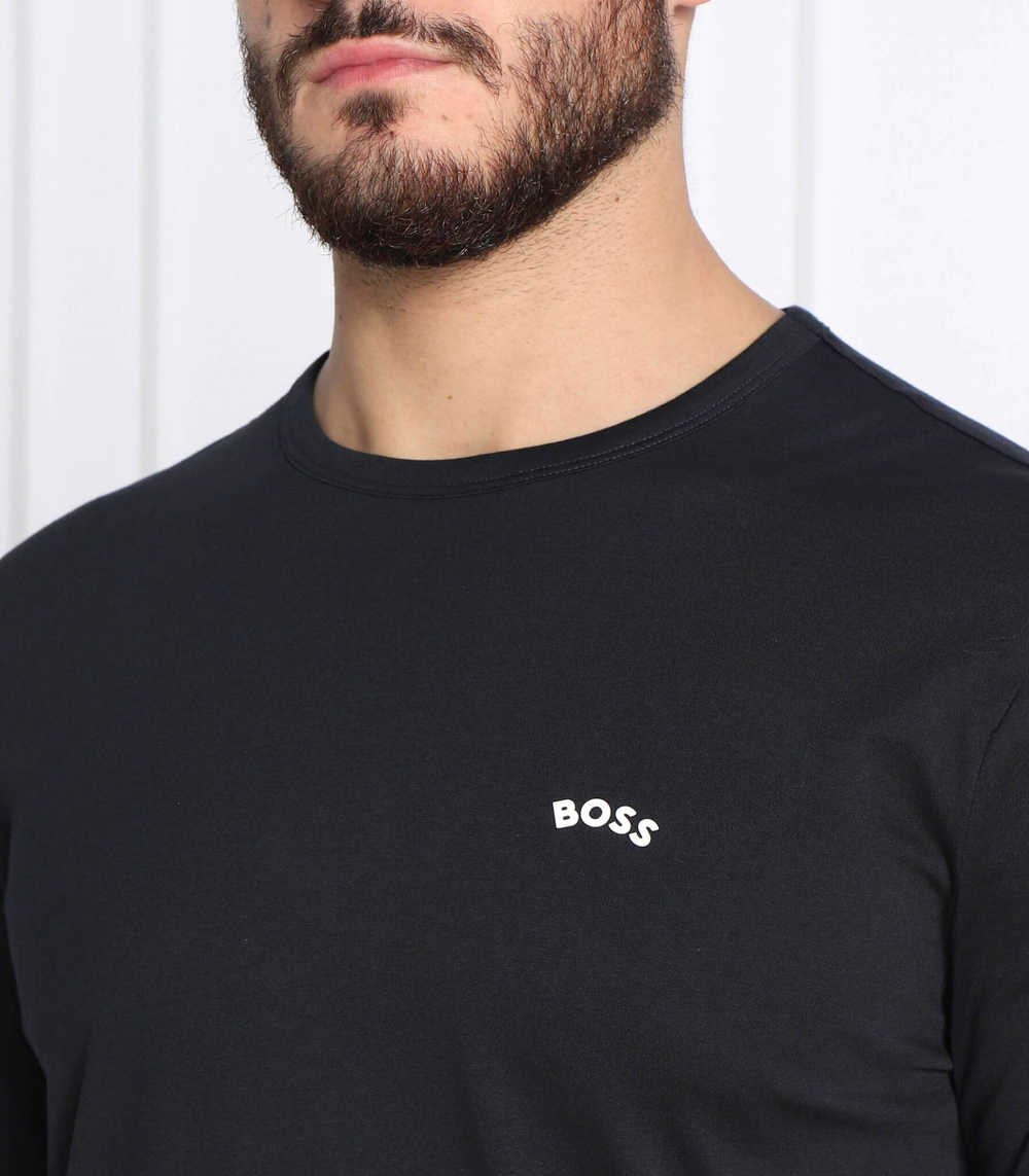 лонгслив togn curved BOSS GREEN - темно-синий(50472551)